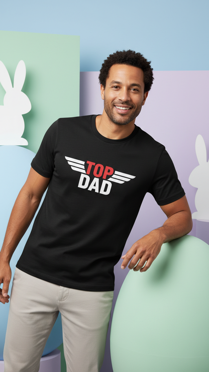 Camiseta original y remezclada de papá y yo