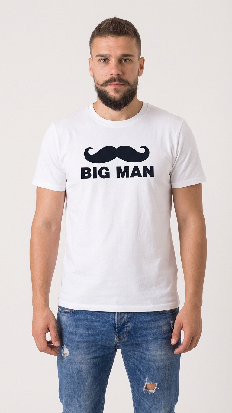 Camiseta Papá y yo, hombre grande, hombre pequeño