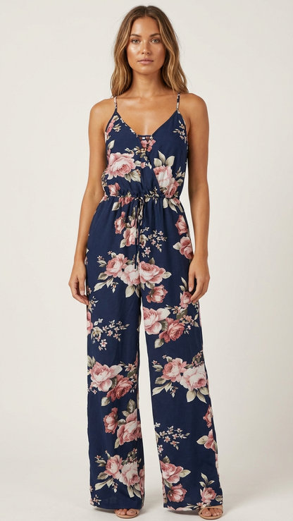 Monos con estampado floral a juego - Sin mangas y largos... | DLM