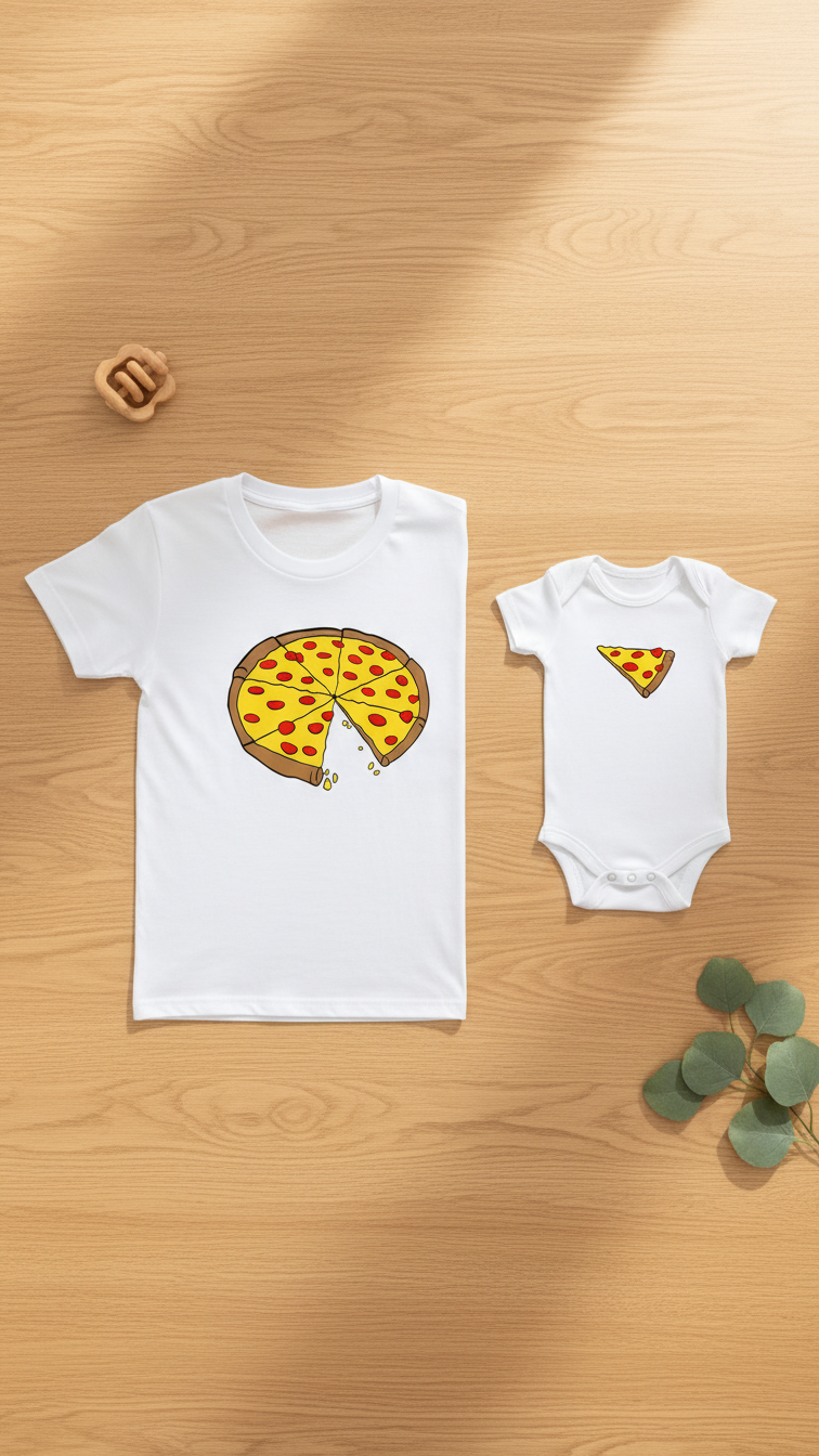 Alternate image of family matching t-shirts with matching style