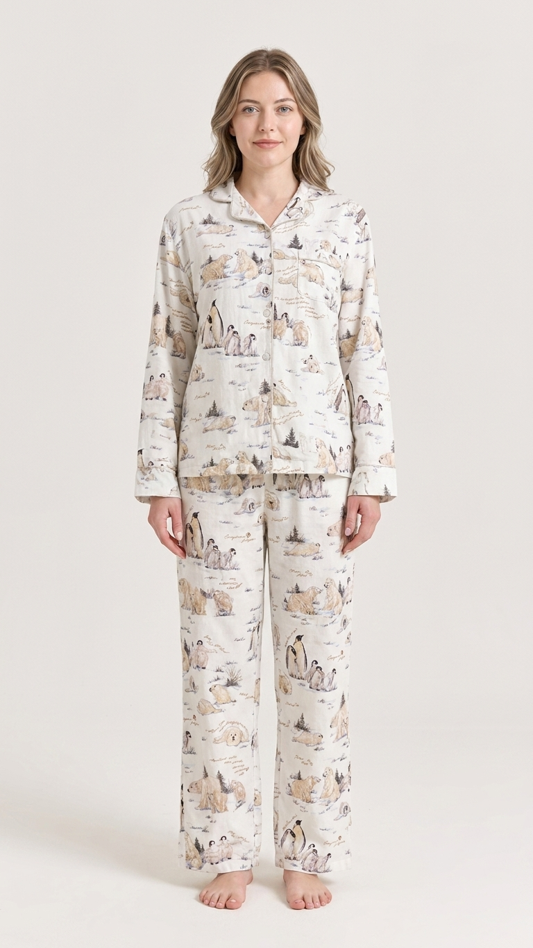 Polar Adventure Mommy and Me Pajamas — Long-Sleeve Set