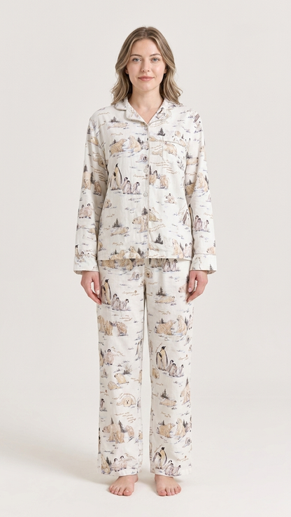 Polar Adventure Mommy and Me Pajamas — Long-Sleeve Set