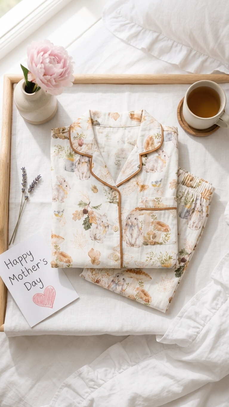 Autumn Peter Rabbit Mommy and Me Pajamas — Short-Sleeve Set