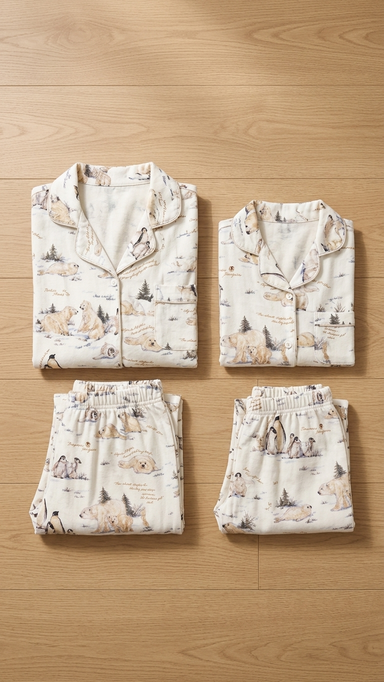 Polar Adventure Mommy and Me Pajamas — Long-Sleeve Set