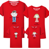 Matching Hand-Painted Family Four T-Shirt - dresslikemommy.com