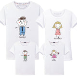 Matching Hand-Painted Family Four T-Shirt - dresslikemommy.com