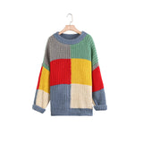 Family Matching Rainbow Mosaic Sweater - dresslikemommy.com