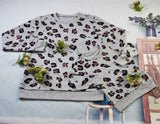 Matching Leopard Thick Knit Long-Sleeved Shirt - dresslikemommy.com
