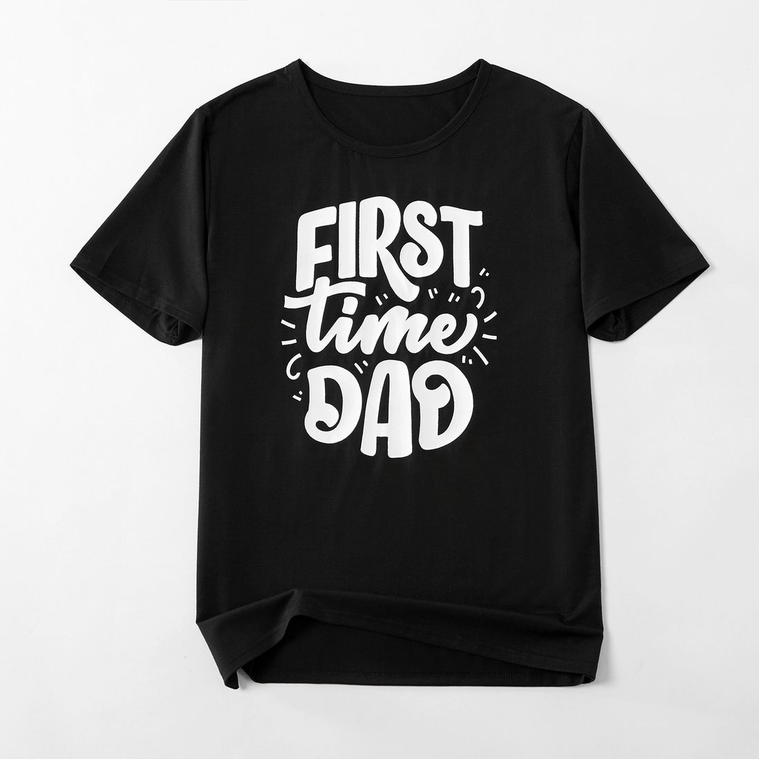 Close product view of family matching t-shirts with matching style