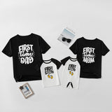 Family Matching First Time T-shirts - dresslikemommy.com