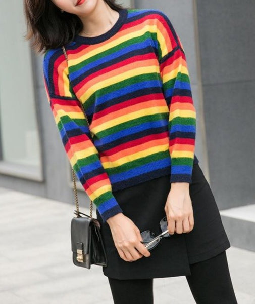 Matching Mother & Daughter Rainbow Sweater - dresslikemommy.com
