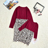 Matching Leopard Print Lace Dress - dresslikemommy.com