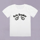 Family Matching Rule Maker Rule Breaker T-shirts - dresslikemommy.com