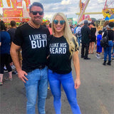 Couple Matching T-shirt Funny BEARD BUTT-dresslikemommy.com