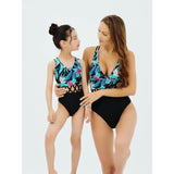 Matching Mommy And Me Hollow Out Bikini-Swimsuits-dresslikemommy.com
