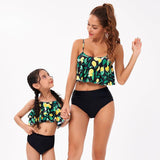 Matching Mother Child Ruffles Swimsuit-Swimsuits-dresslikemommy.com