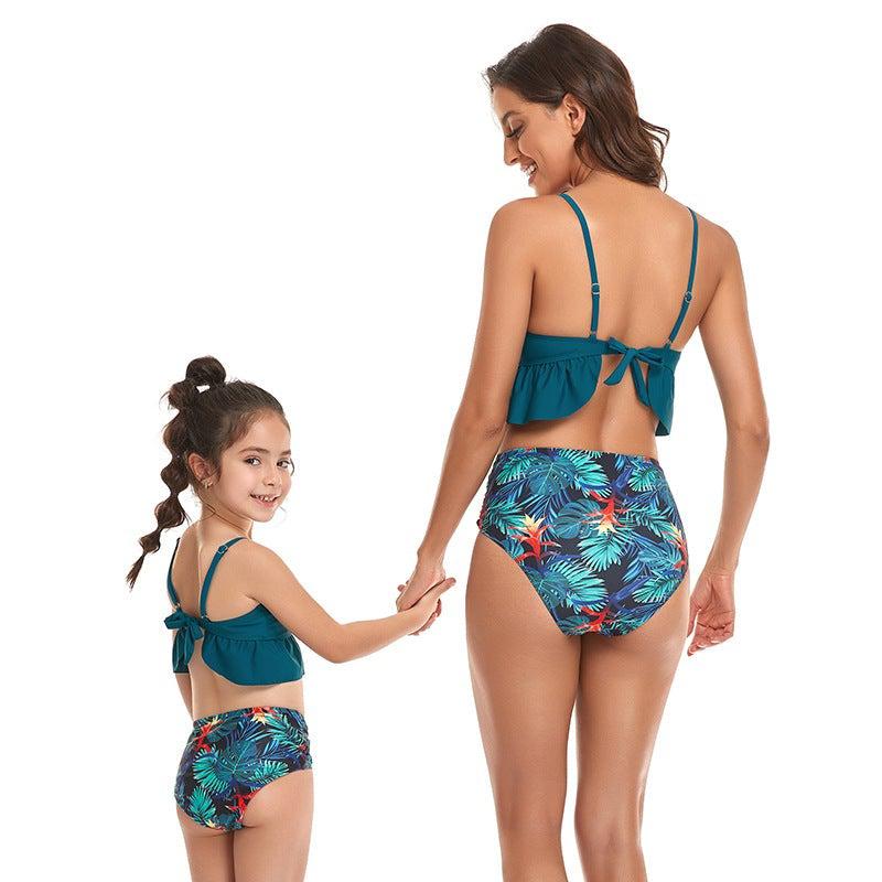 Matching Mother Daughter Tankini Swimsuit –