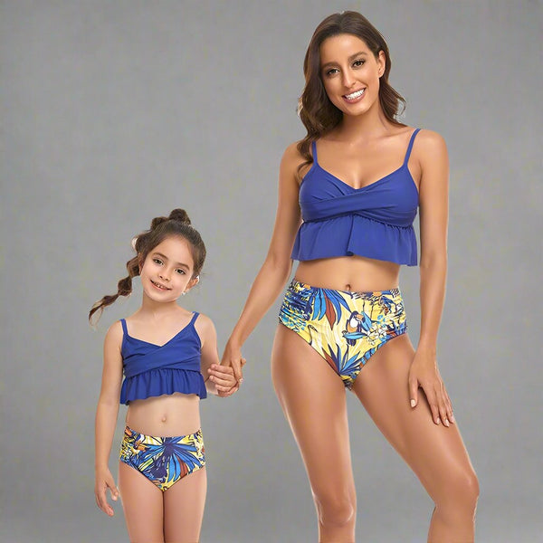 Matching Mother Daughter Tankini Swimsuit-Swimsuits-dresslikemommy.com