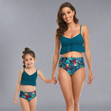 Matching Mother Daughter Tankini Swimsuit-Swimsuits-dresslikemommy.com