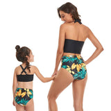 Mom & Child Matching Two Piece Swimsuit-Swimsuits-dresslikemommy.com