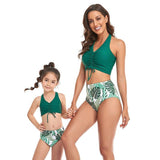 Mom & Child Matching Two Piece Swimsuit-Swimsuits-dresslikemommy.com