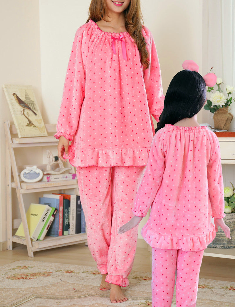Mother Daughter Matching Flannel Pajamas –