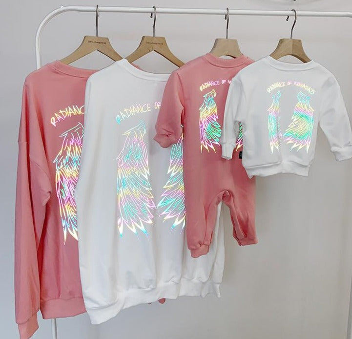 Family Matching Colorful Wings Sweater - dresslikemommy.com