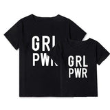 Matching T-Shirt GRL PWR - dresslikemommy.com