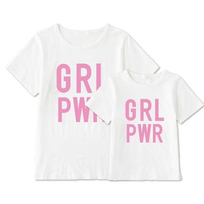 Matching T-Shirt GRL PWR - dresslikemommy.com
