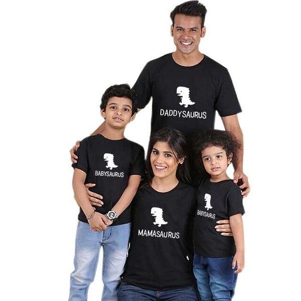 Family Matching Saurus T-shirts - dresslikemommy.com