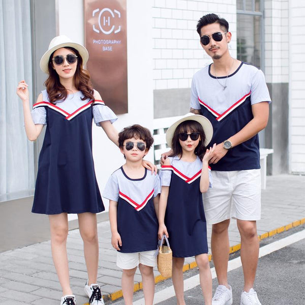 Family Matching Patchwork Outfit - dresslikemommy.com