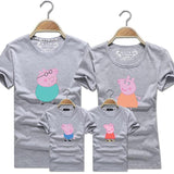 Family Matching Peppa Pig Cotton T-Shirt - dresslikemommy.com
