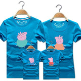 Family Matching Peppa Pig Cotton T-Shirt - dresslikemommy.com