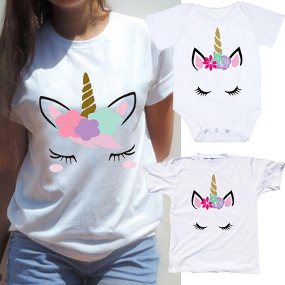 Matching Mommy & Me Unicorn T-shirt - dresslikemommy.com