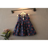 Matching Mother Daughter Blue Cherry Dress - dresslikemommy.com