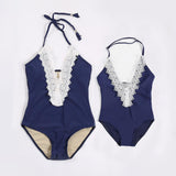 Matching One Piece Solid Color Swimsuit - dresslikemommy.com