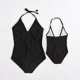 Matching One Piece Solid Color Swimsuit - dresslikemommy.com