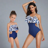 Matching Ruffle One-Piece Swimsuit - dresslikemommy.com