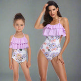 Matching Ruffle One-Piece Swimsuit - dresslikemommy.com