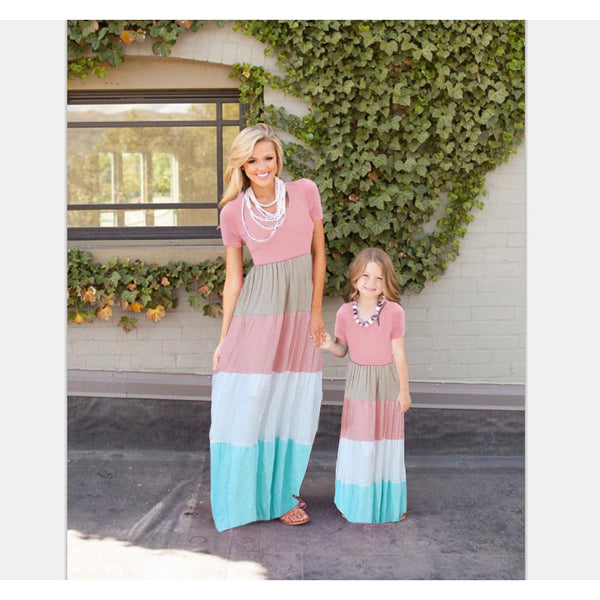 Mommy & Me Splice Summer Maxi Dress - dresslikemommy.com