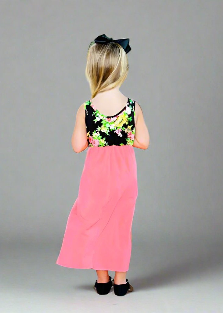 Mother Daughter Summer Floral Patchwork Dress - dresslikemommy.com