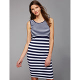 Pregnant Striped Breastfeeding Dress - dresslikemommy.com