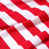 Family Matching Stripe Christmas Pajamas - dresslikemommy.com