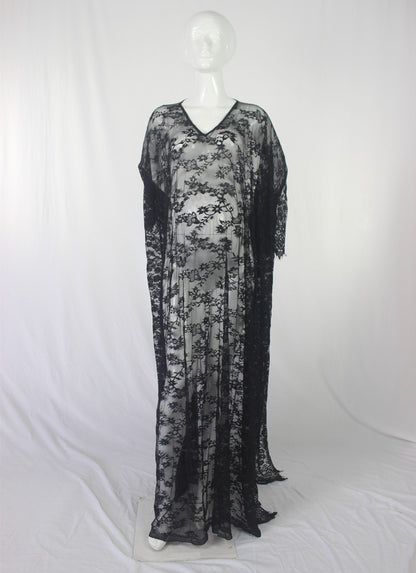 Maternity Photography Props Maxi Dresses See Through Eyelashes Lace - dresslikemommy.com