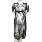 Maternity Photography Props Lace See Through Maternity Dress - dresslikemommy.com