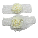 Satin Flower Matching Handmade Lace Headband Set - dresslikemommy.com