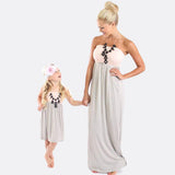 Summer Mommy Me Matching Splice Dress - dresslikemommy.com